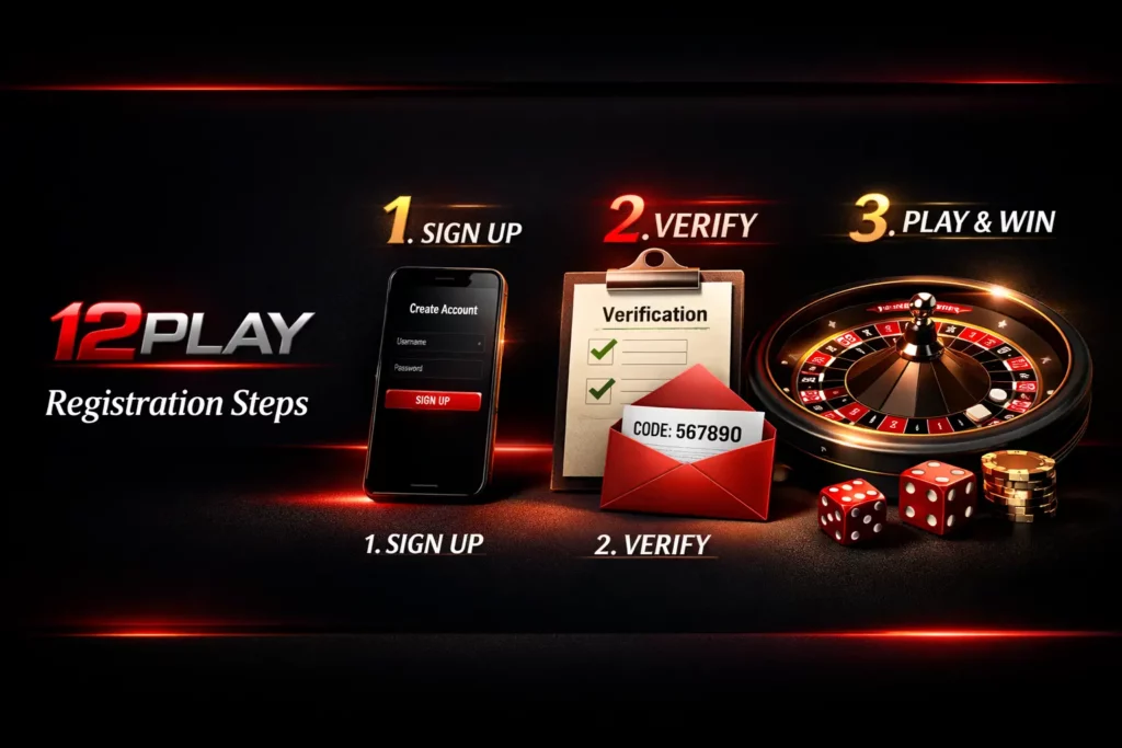 12play 移动设备上的注册